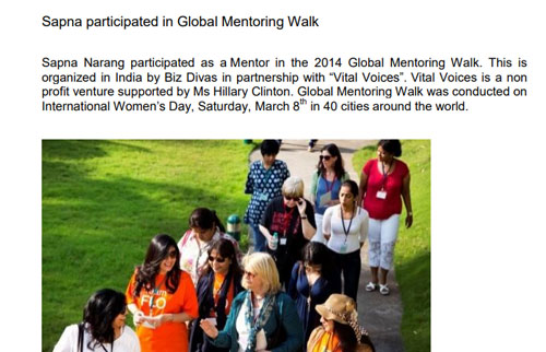 Global Mentoring Walk
