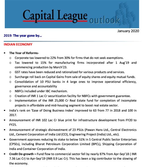 Capital League Outlook 2020