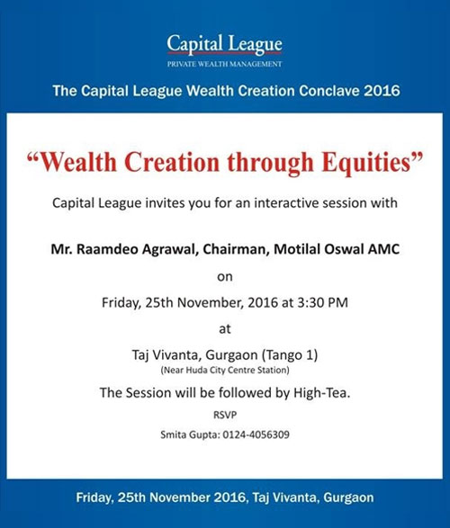 Wealth Creation Conclaves 2016