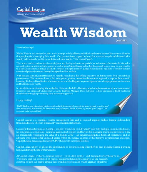 Wealth Wisdom 2012